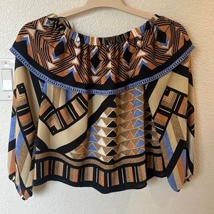 Off the shoulder, long sleeve blouse. H&M size 6